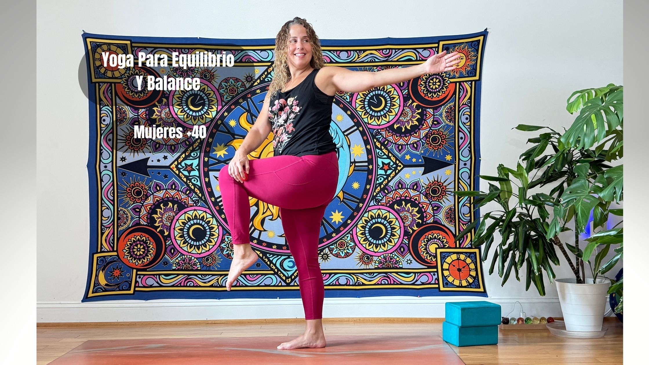 Yoga para equilibrio y balance para mujeres +40
